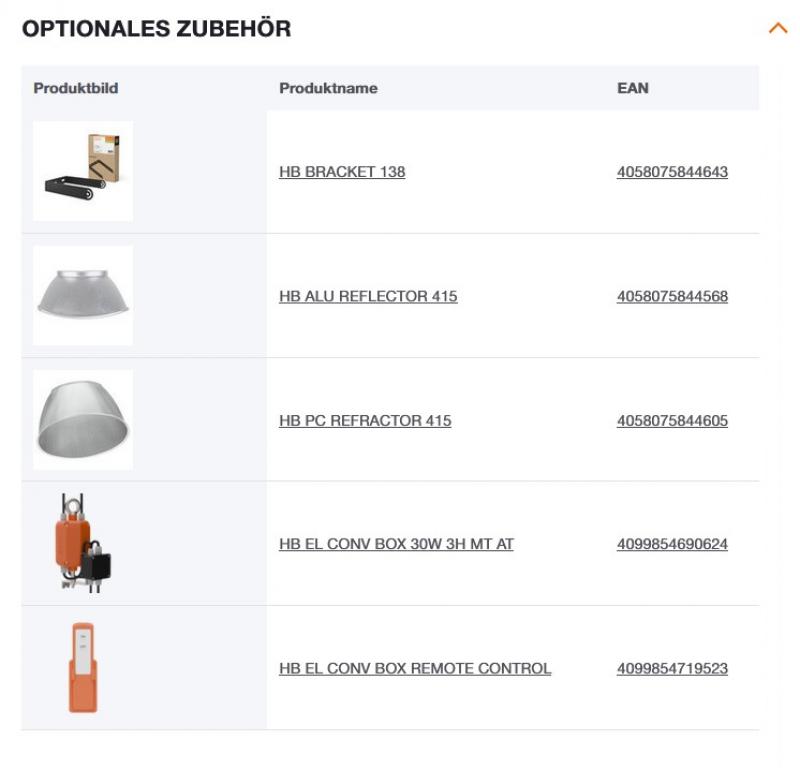 Ledvance LED Hallenleuchte HIGH BAY GEN HB P 200W 840 110DEG IP66 -  MULTI SELECT